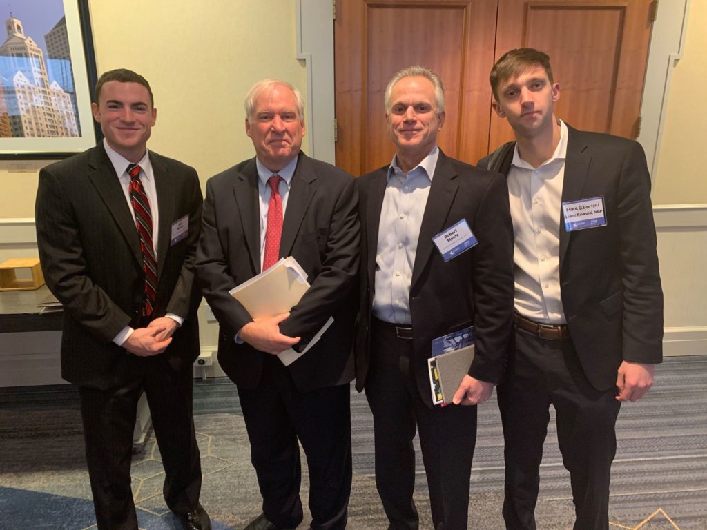 Bob Monte, CPWA®, RMA®, CAP®, Michael Libertini, CFA, and Alexander Monte CFP® CIMA® recently attended the Connecticut Business & Industry Association (CBIA) 2020 Economic Summit & Outlook. The speakers included Federal Reserve Bank of Boston President & CEO Eric Rosengren (pictured below) and several Connecticut State Senators. The Summit gave an insightful look into Connecticut's economic future.