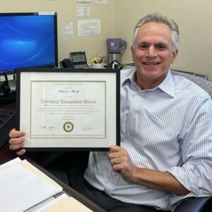 Congratulations Bob Monte, CPWA®, RMA®, CAP® for achieving the advanced certification of Retirement Management Advisor® through the Investment & Wealth Institute®! This program is for financial professionals to expand their knowledge in building custom retirement income plans. This will better mitigate risk and produce better outcomes.