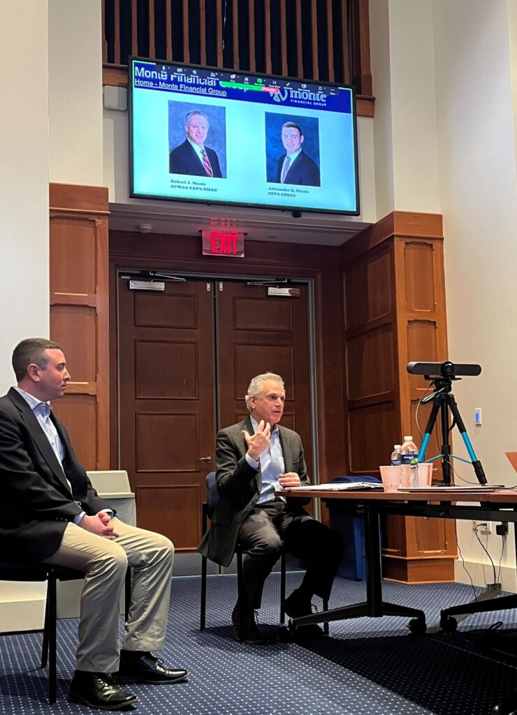 Bob Monte, Chartered Advisor in Philanthropy® (CAP®) was invited to speak to the UConn Foundation staff in Storrs, CT about charitable giving strategies from his viewpoint as an investment advisor