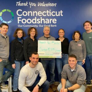 Monte Financial Group team volunteered at Connecticut Foodshare, a critical supplier in the food distribution network throughout the state for individuals and families in need. We were able to sort 10,878 pounds of produce, which equates to roughly 9,065 meals.